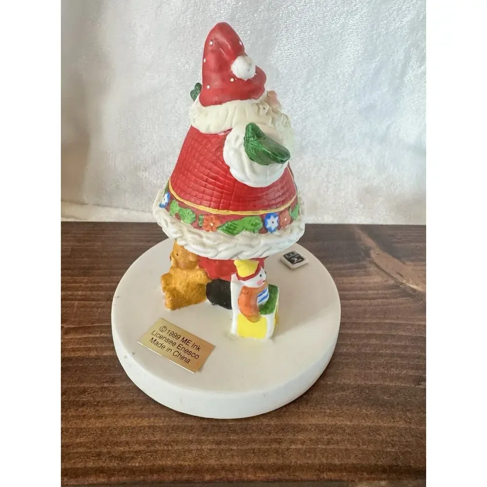 Vintage Mary Engelbreit “Believe” Santa Cookie Stamp Press Enesco 1999 Y2K ME